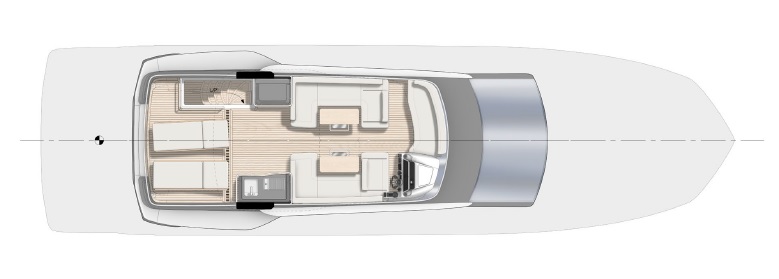 Plan 1 Galeon 560 FLY